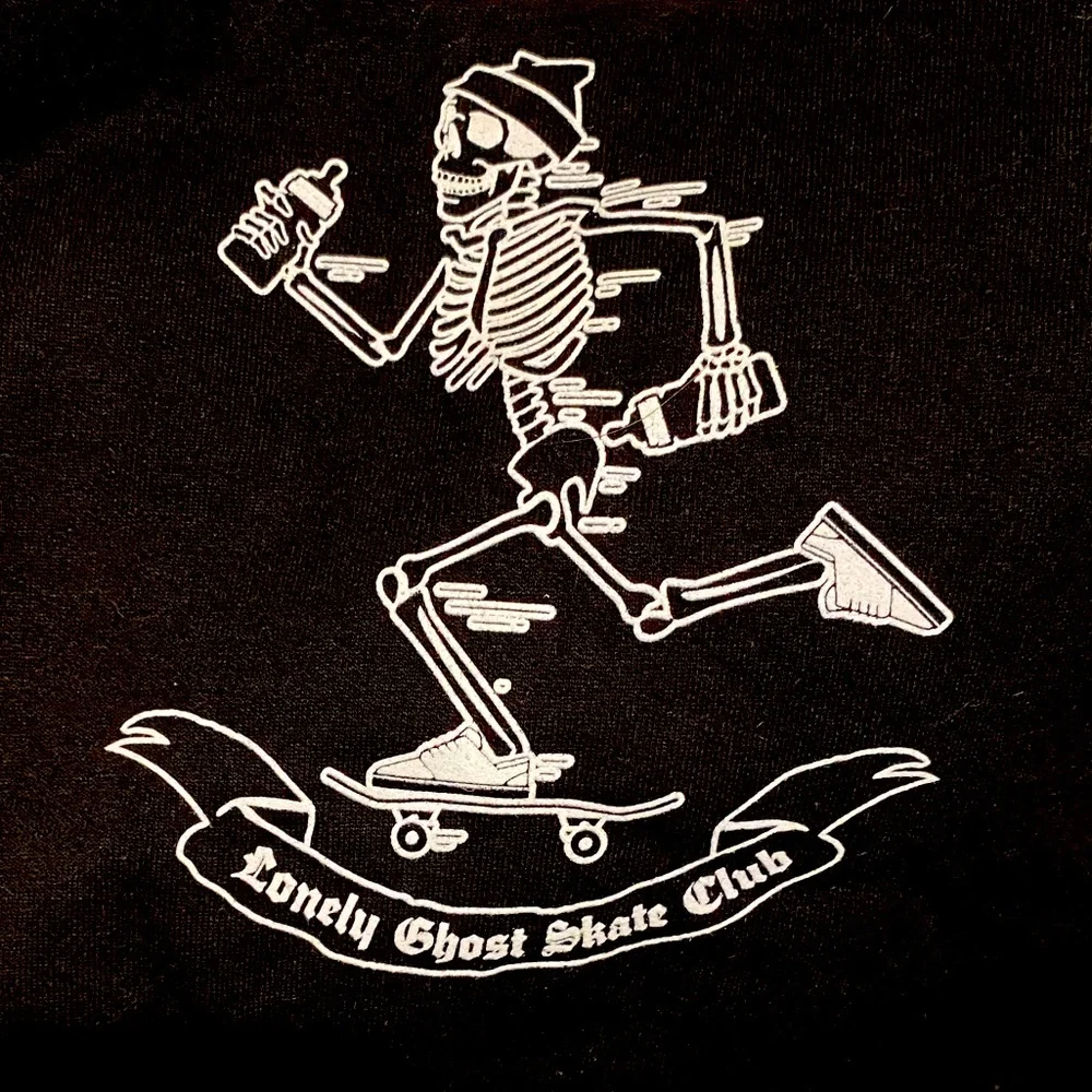 Lonely Ghost Skate Club crew neck sweatshirt - Picture 1 of 3